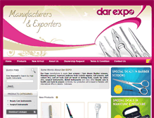 Tablet Screenshot of darexpo.com